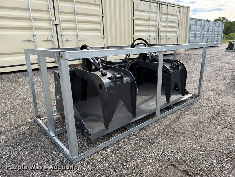 image for item EQ8044 2026 LandHonor SGB-11-72W skid steer grapple bucket