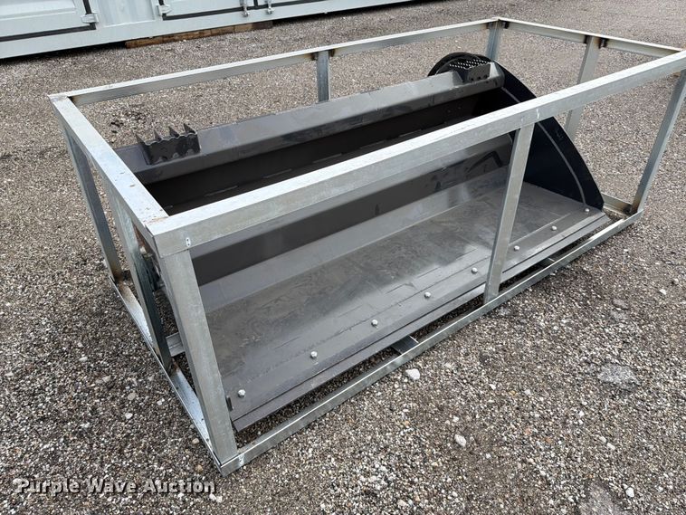 image for item EQ8048 2026 LandHonor HB-12-72W skid steer rake bucket