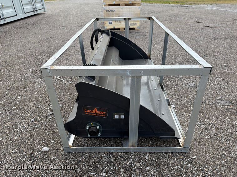 image for item EQ8048 2026 LandHonor HB-12-72W skid steer rake bucket