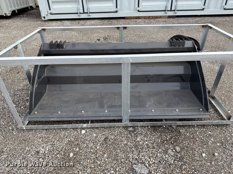 image for item EQ8048 2026 LandHonor HB-12-72W skid steer rake bucket