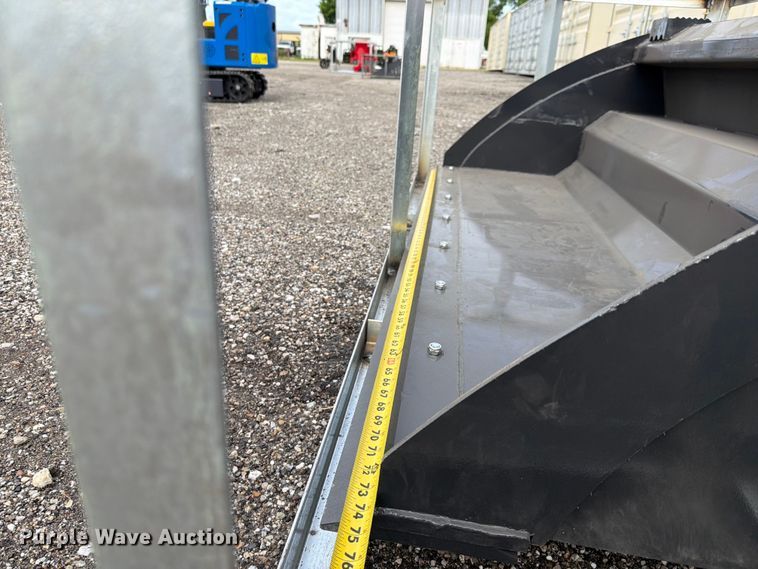 image for item EQ8048 2026 LandHonor HB-12-72W skid steer rake bucket