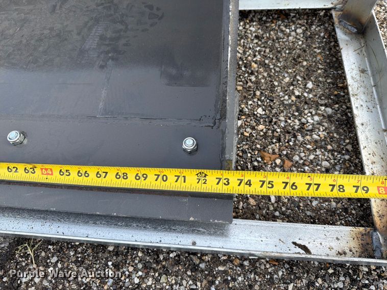 image for item EQ8048 2026 LandHonor HB-12-72W skid steer rake bucket
