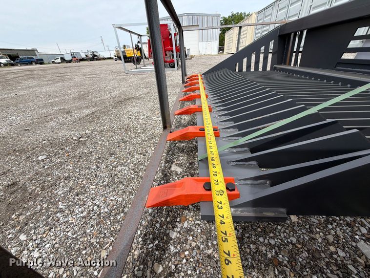 image for item EQ8054 2025 Toft HSSB-74 skid steer rock bucket