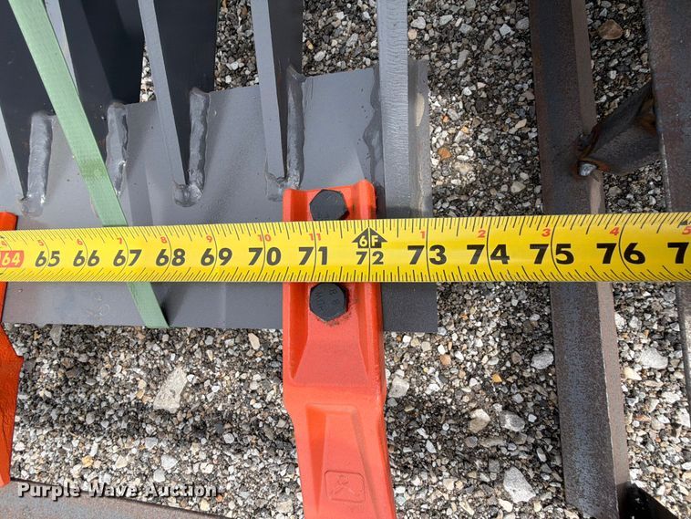 image for item EQ8054 2025 Toft HSSB-74 skid steer rock bucket