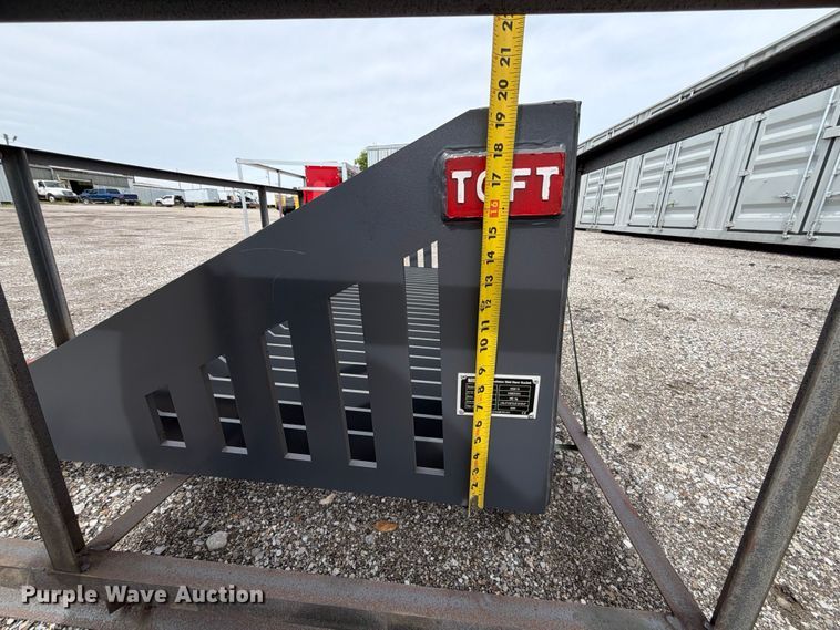 image for item EQ8054 2025 Toft HSSB-74 skid steer rock bucket