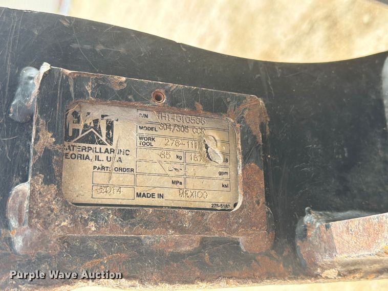 image for item ER1819 2012 Caterpillar 305.5E CR mini excavator