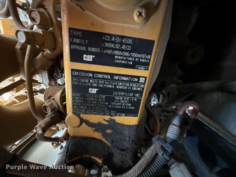 image for item ER1819 2012 Caterpillar 305.5E CR mini excavator