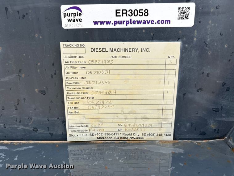 image for item ER3058 HyPac C812C single drum padfoot vibratory roller compactor