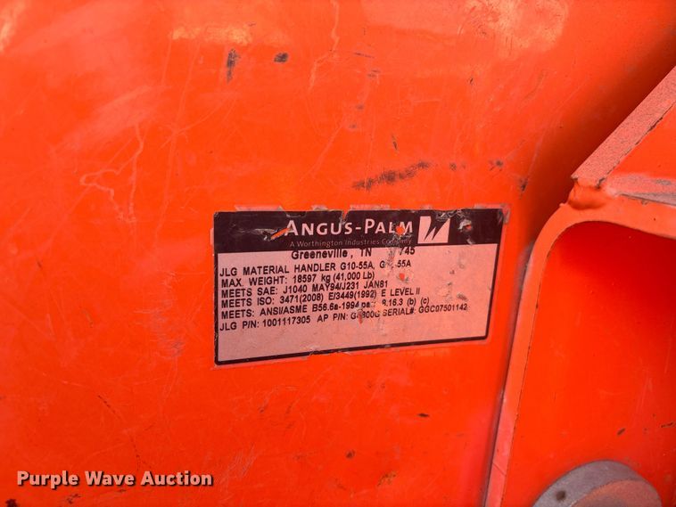 image for item ER7672 2013 JLG G12-55A telehandler
