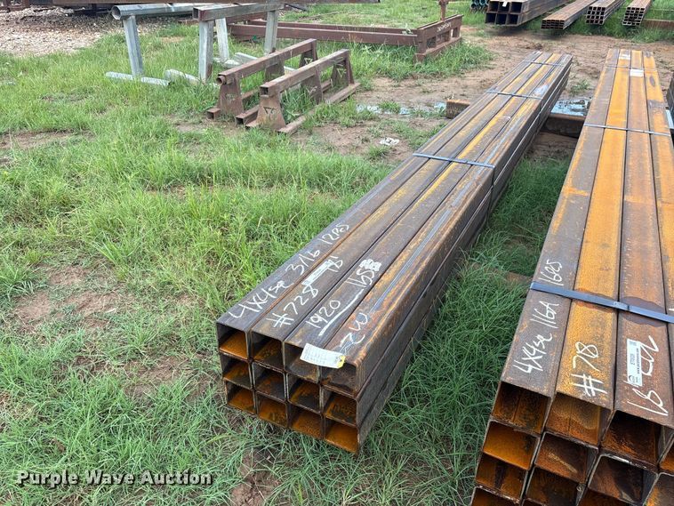 image for item ET0028 (12) joints of square tubing