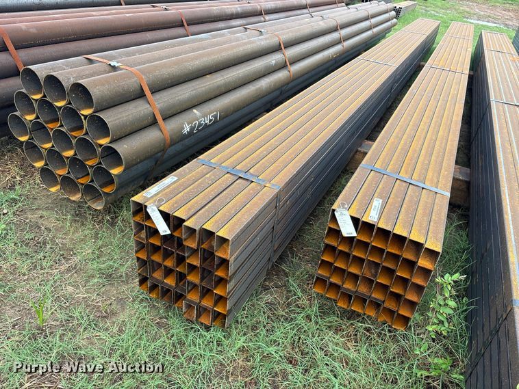 image for item ET0045 (35) joints of rectangular tubing