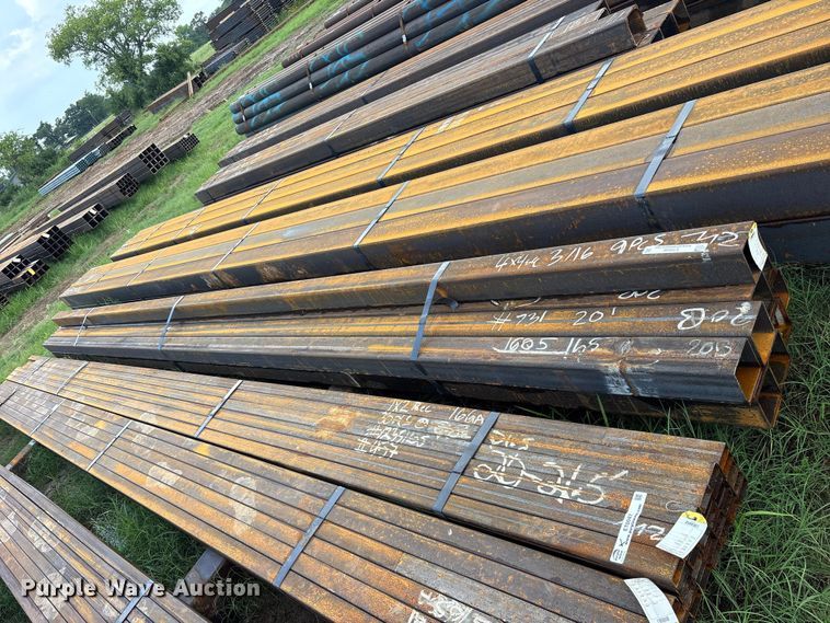 image for item ET0046 (9) joints of square tubing