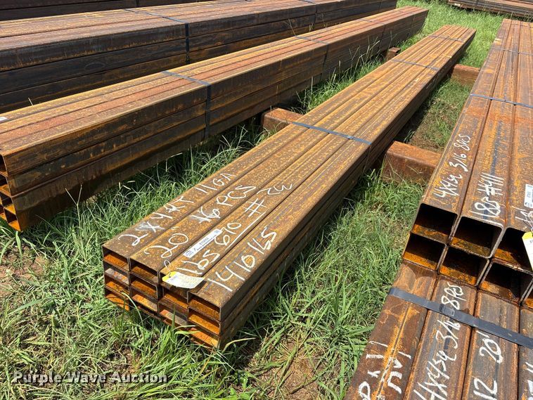 image for item ET0052 (16) joints of rectangular tubing