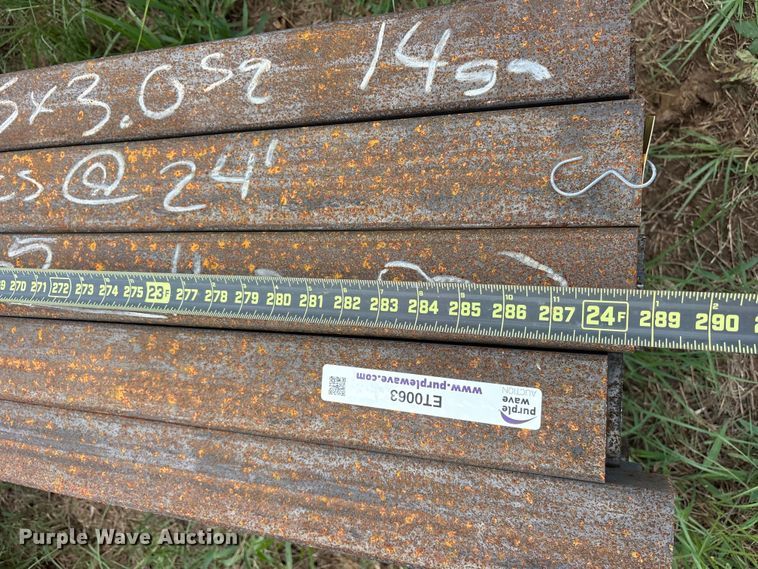 image for item ET0063 (20) joints of rectangular tubing