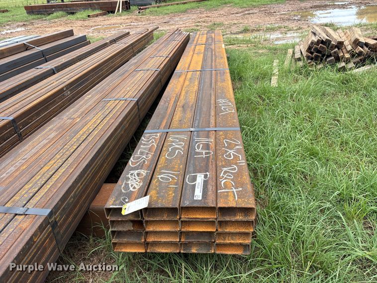 image for item ET0064 (16) joints of rectangular tubing