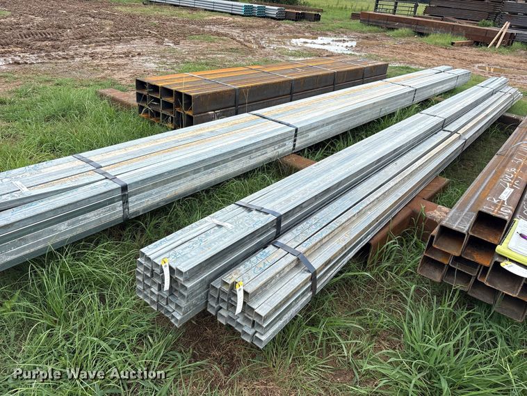 image for item ET0067 (51) joint of galvanized square tubing
