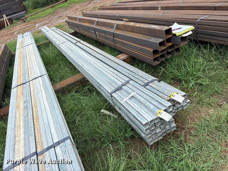 image for item ET0067 (51) joint of galvanized square tubing