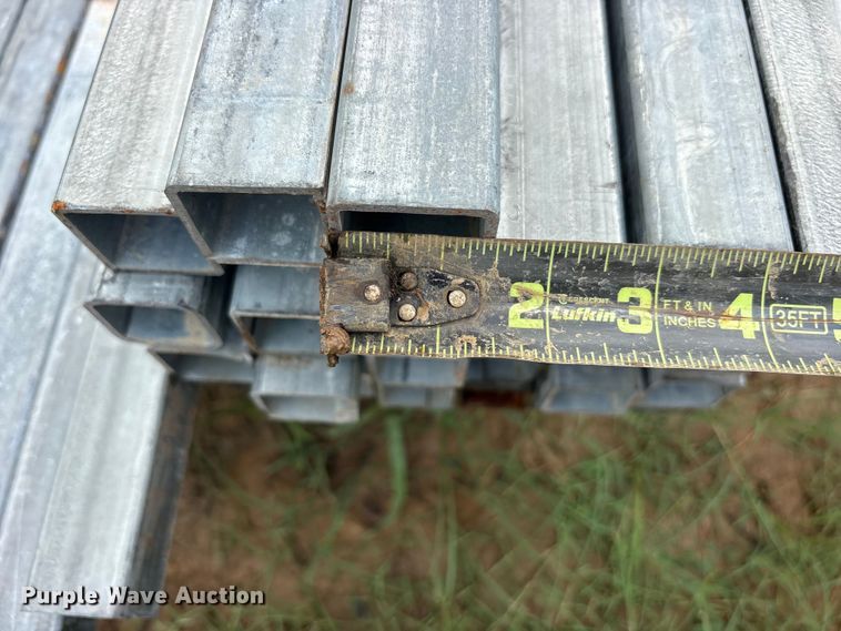 image for item ET0067 (51) joint of galvanized square tubing