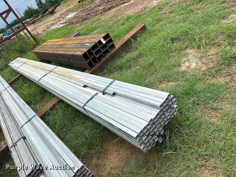 image for item ET0068 (60) joints of galvanized square tubing