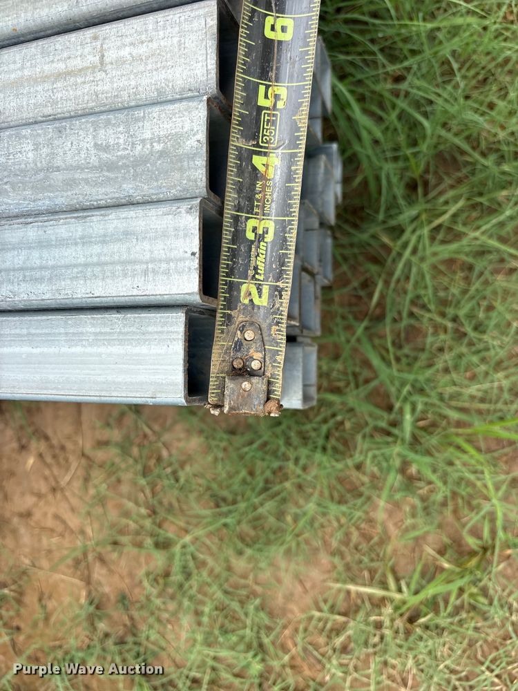 image for item ET0068 (60) joints of galvanized square tubing