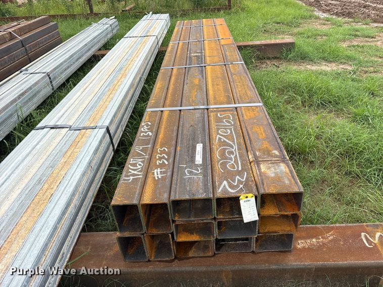 image for item ET0070 (13) joints of rectangular tubing