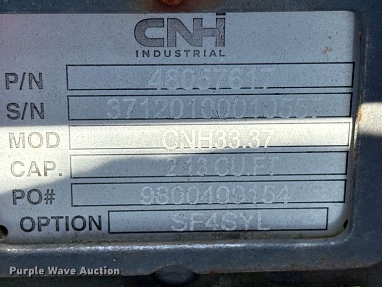 image for item ET0651 (2) CNH Industrial CNH33.37 excavator buckets