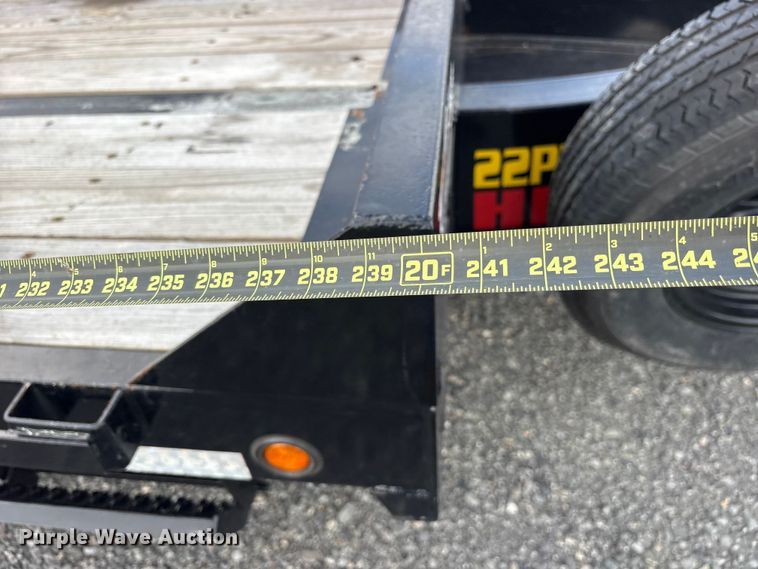 image for item ET2222 2026 Big Tex 22PH-20BK+5MR equipment trailer