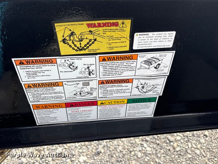 image for item ET2222 2026 Big Tex 22PH-20BK+5MR equipment trailer