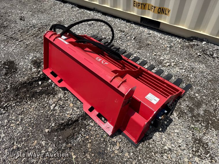 image for item ET6440 Raytree RMLL60 skid steer power rake