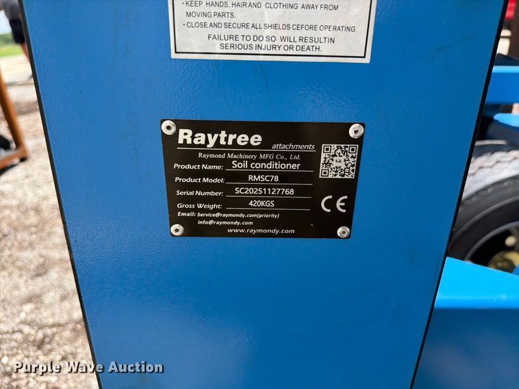 image for item ET6441 Raytree RMSC78 skid steer soil conditioner