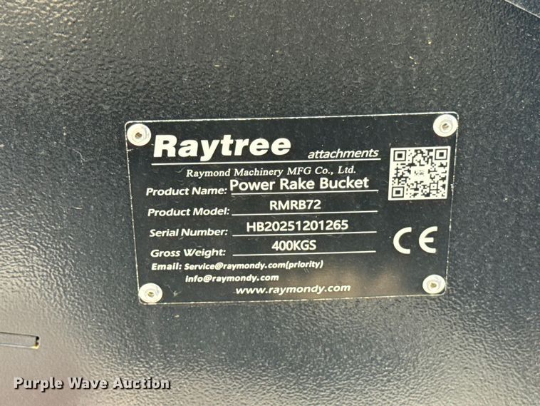 image for item ET6446 Raytree RMRB73 skid steer bucket