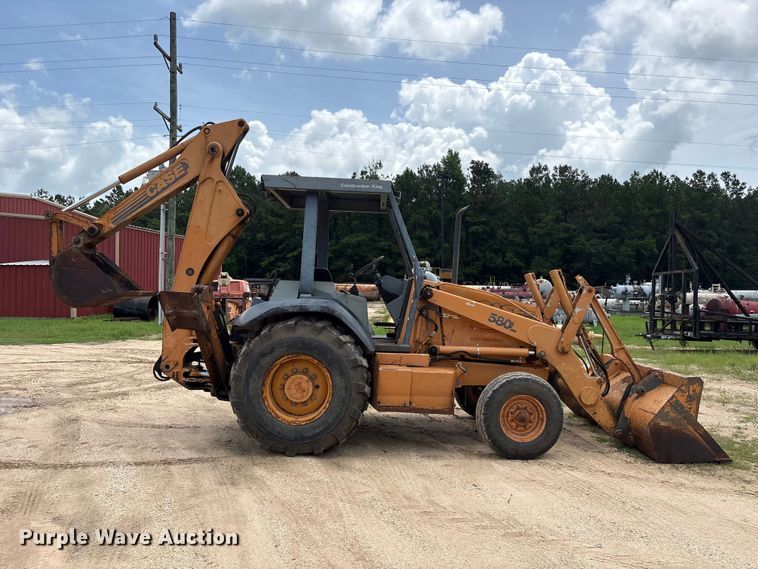 image for item EU0683 1996 Case 580L backhoe