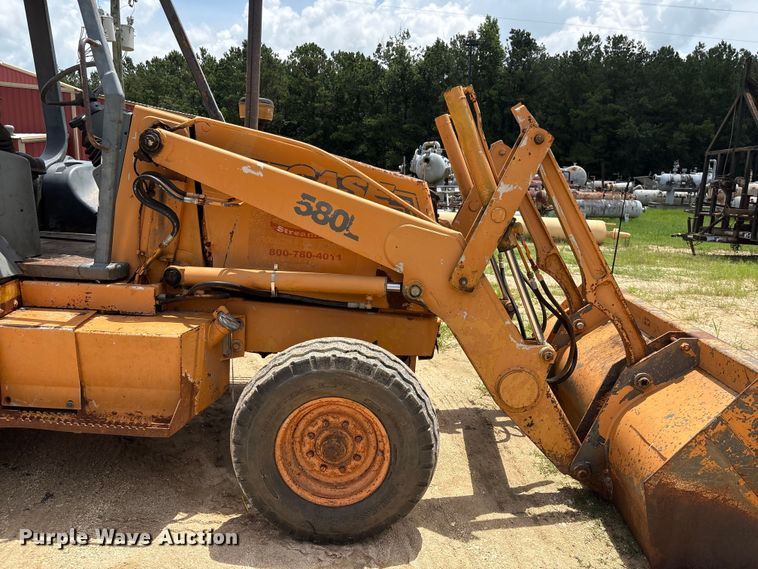image for item EU0683 1996 Case 580L backhoe