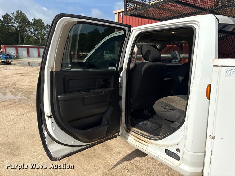 image for item EU0692 2012 Dodge Ram 3500 Crew Cab utility bed pickup truck