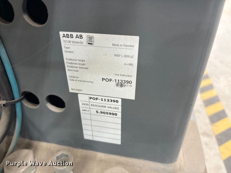 image for item EU5733 2021 Preston Eastin MTU35-77m-1C robotic welder