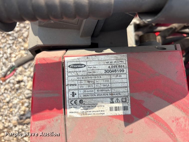 image for item EU5734 (2) Fronius TPS 400i welders