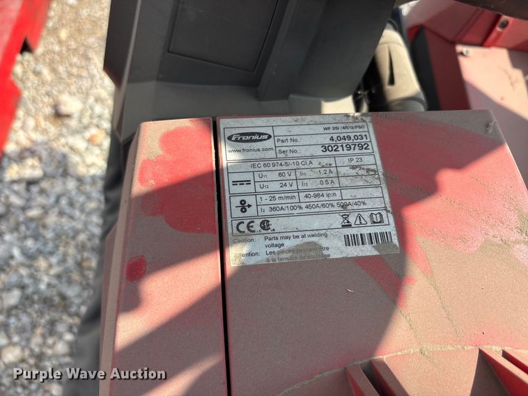image for item EU5734 (2) Fronius TPS 400i welders