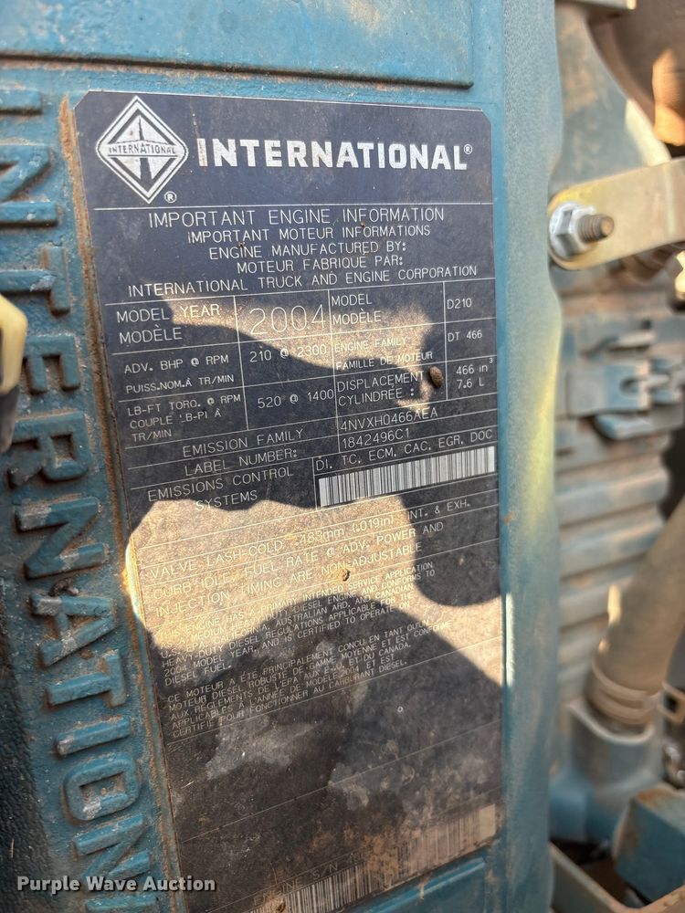 image for item EU5741 2005 International 4300 utility / service truck