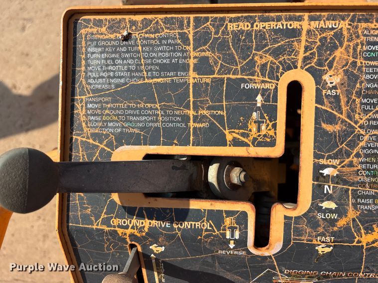 image for item EU5742 2001 Case 60 trencher