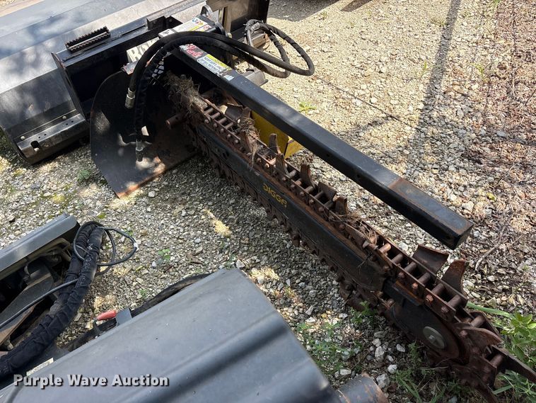 image for item EU5756 Digga BFT2-000001 skid steer trencher