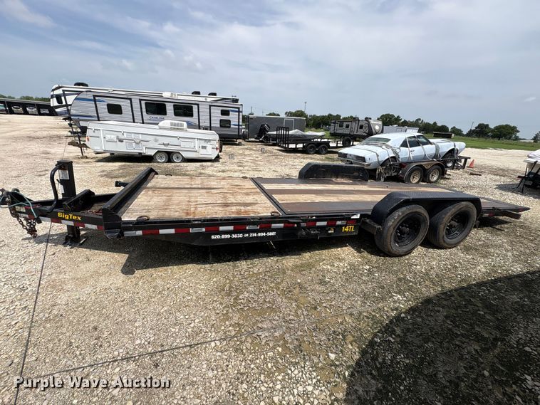 image for item EU5758 2022 Big Tex tilt deck utility trailer