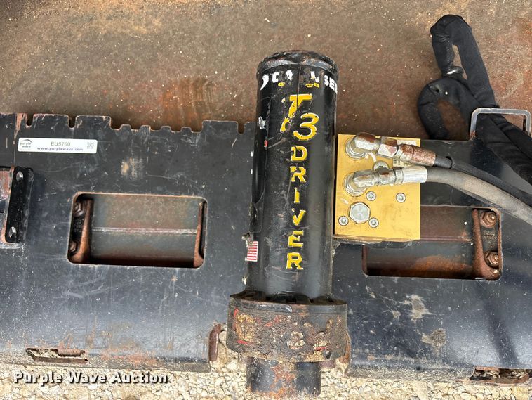 image for item EU5760 Danuser T3 skid steer post driver