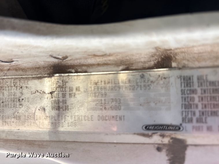 image for item EU5766 2000 Freightliner FL70 fuel / lube truck