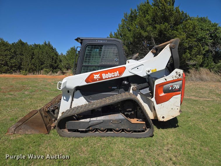 image for item EW0099 2020 Bobcat T76 tracked skid steer loader