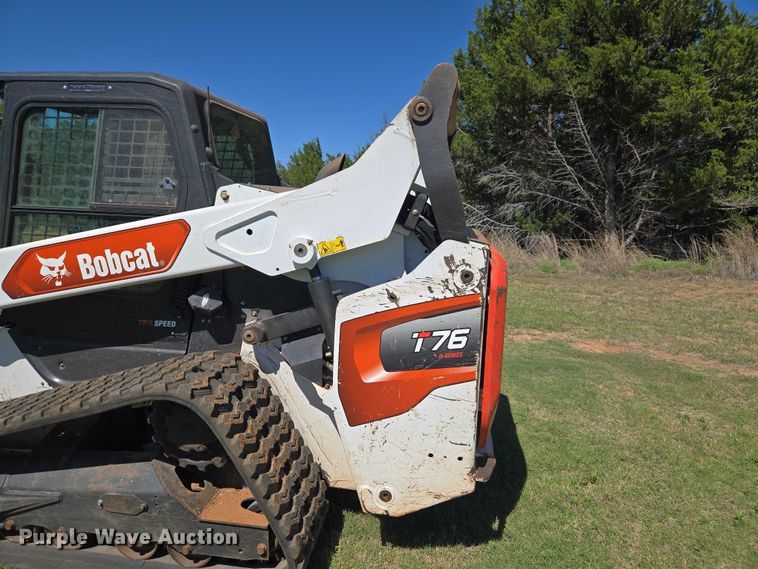 image for item EW0099 2020 Bobcat T76 tracked skid steer loader