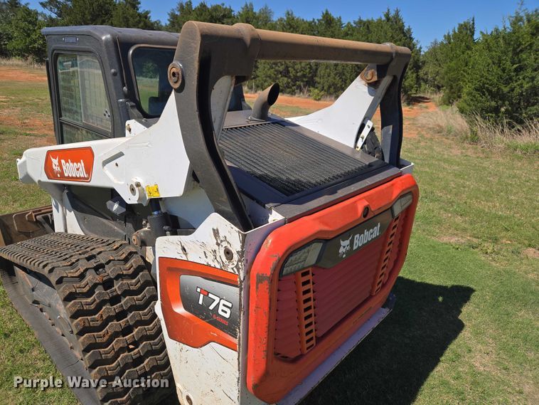 image for item EW0099 2020 Bobcat T76 tracked skid steer loader