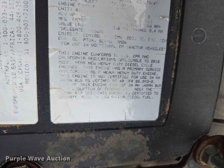 image for item EW0172 2017 Freightliner 114SD crane truck