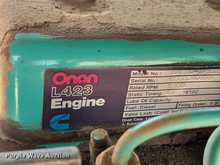 image for item EW0395 Onan 20DL4L12771D generator
