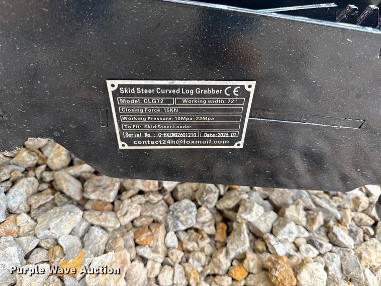image for item EX2002 2026 Captok skid steer grapple bucket