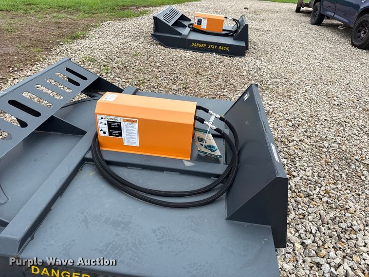image for item EX2013 2025 Wolverine BC-13-72W skid steer brush mower